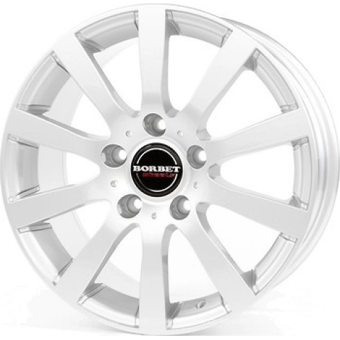 Borbet C2C W8 R18 PCD5x108 ET40 DIA63.4 brilliant silver